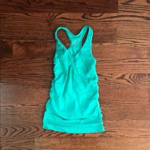 Seafoam green running shirt